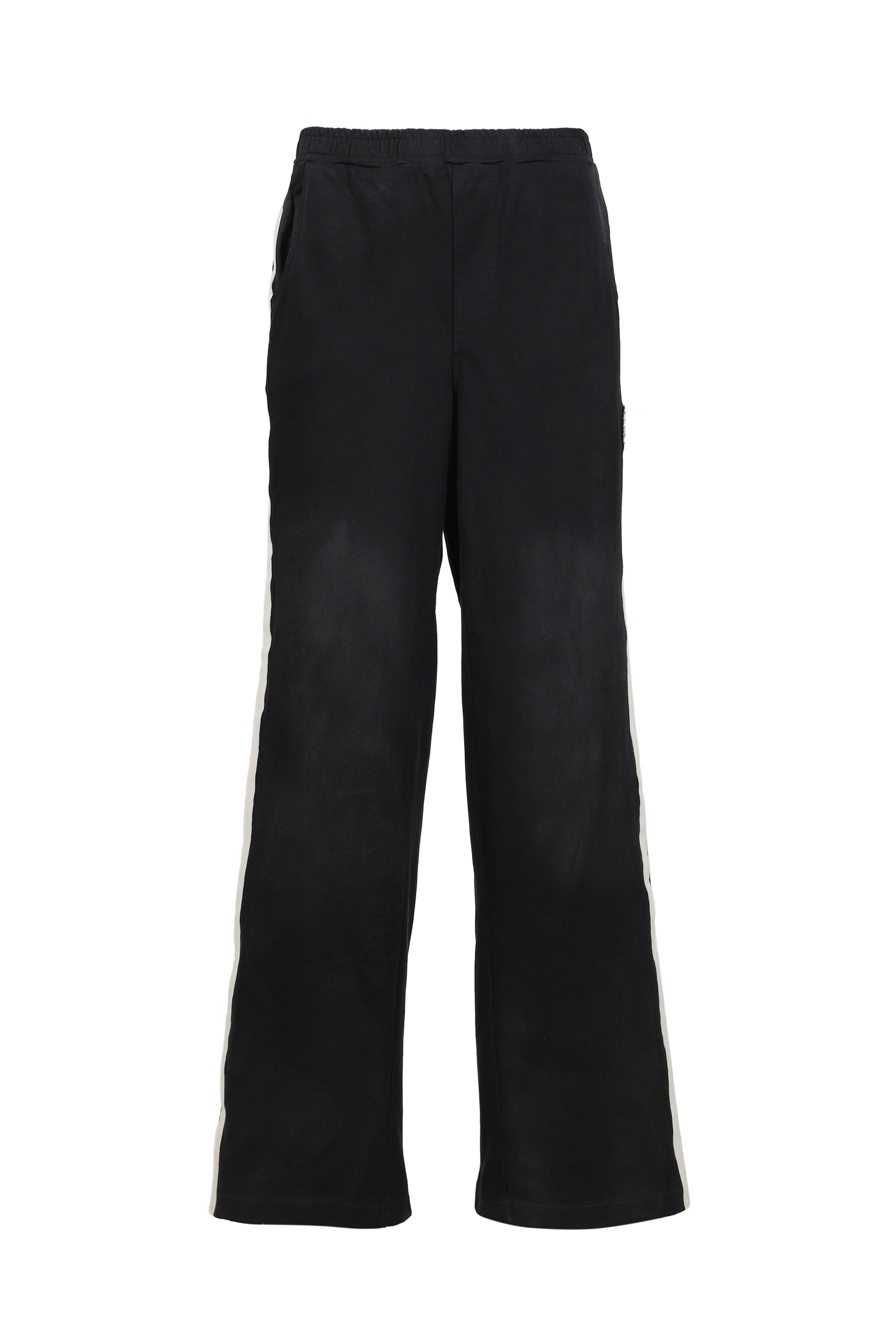 ACADEMY RIPPED TRACK PANT / VTG BLK 