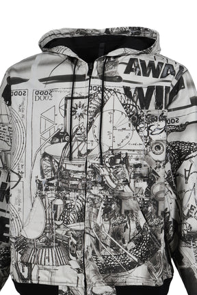 WIDE AWAKE DUCK JACKET  / GRY