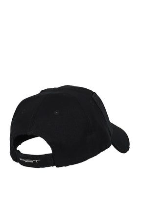 NANO LOGO STUDDED CAP / BLK