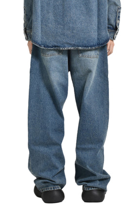 PARIS' BEST PATCH JEANS / VINTGE BLU