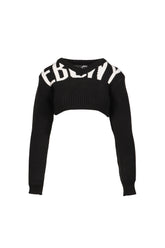 EBONY CROPPED JUMPER / BLK