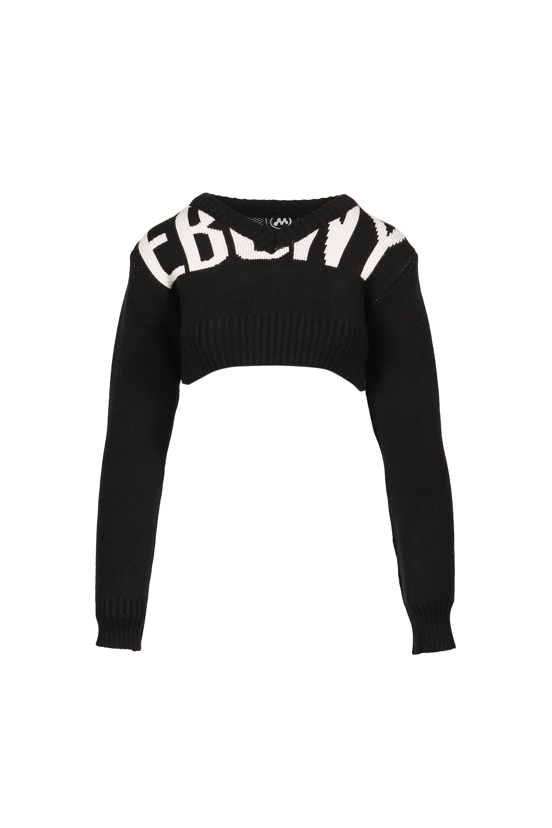 EBONY CROPPED JUMPER / BLK