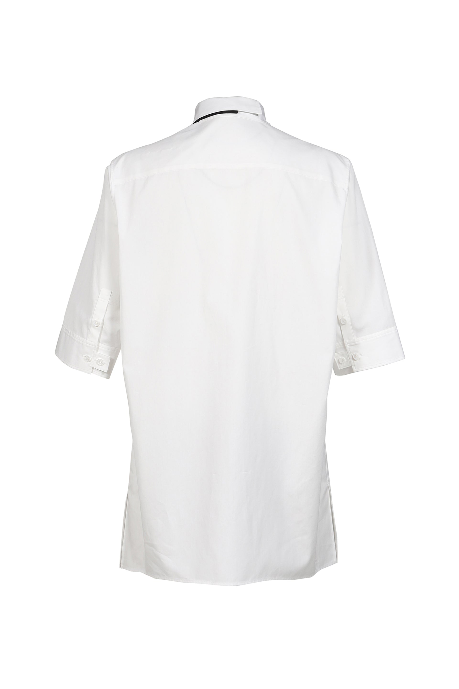 S/S 2TONE SHIRT / WHT