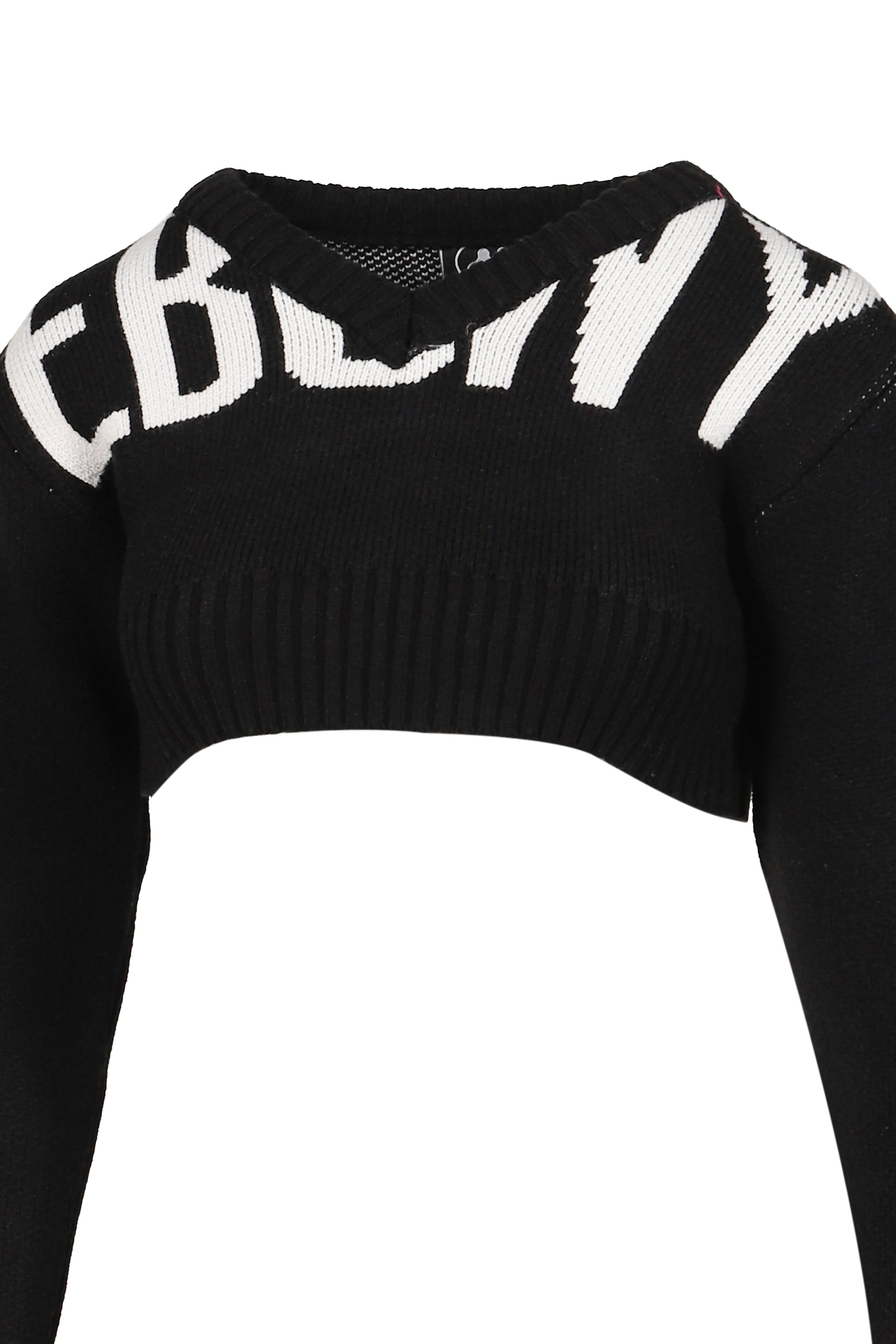 EBONY CROPPED JUMPER / BLK