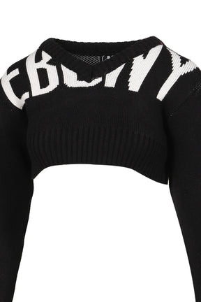 EBONY CROPPED JUMPER / BLK