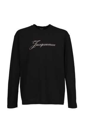 LE TSHIRT JACQUEMUS ML / BLK