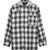 HOODED FLANNEL SHIRTS / ASH