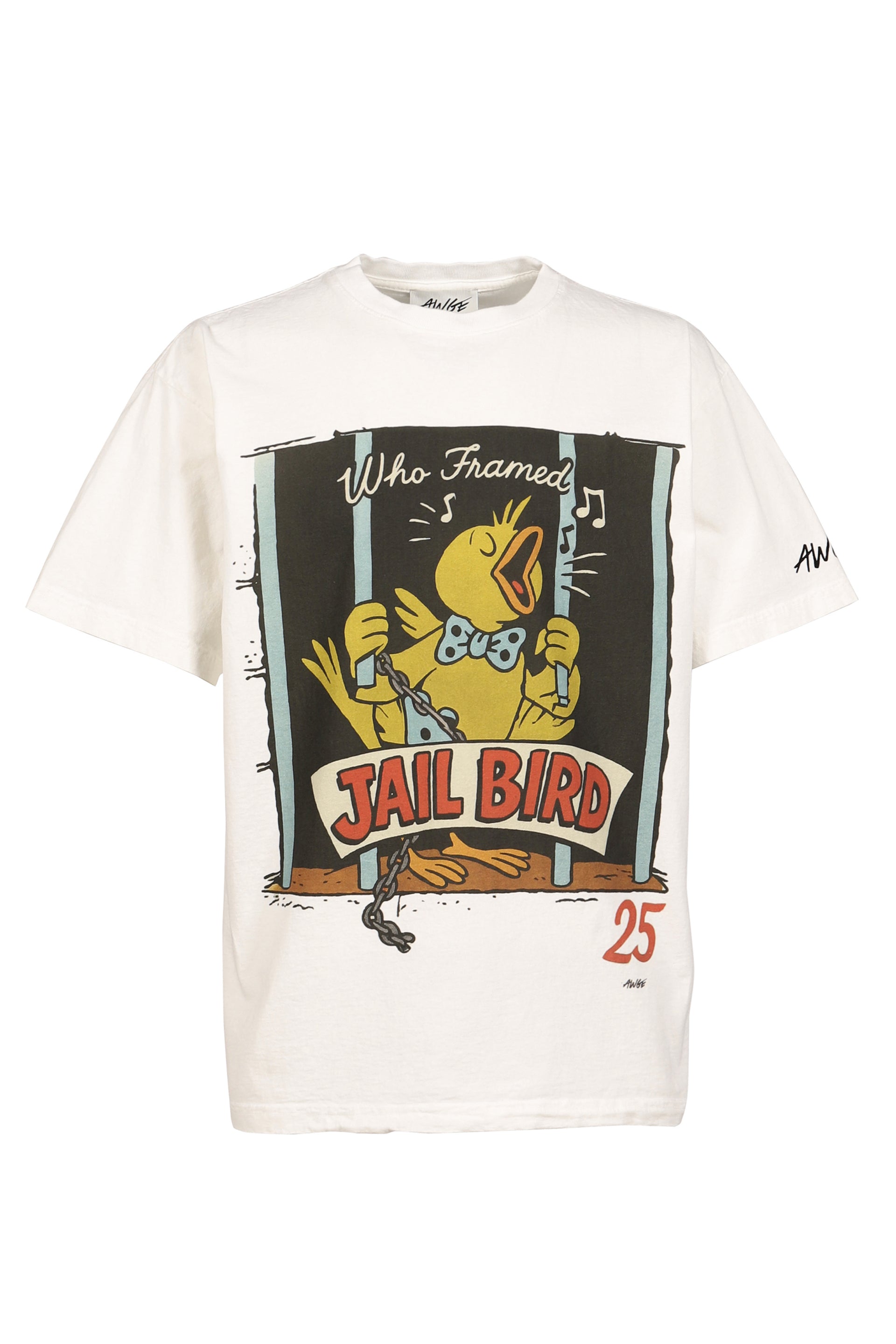 JAILBIRD TEE / WHT