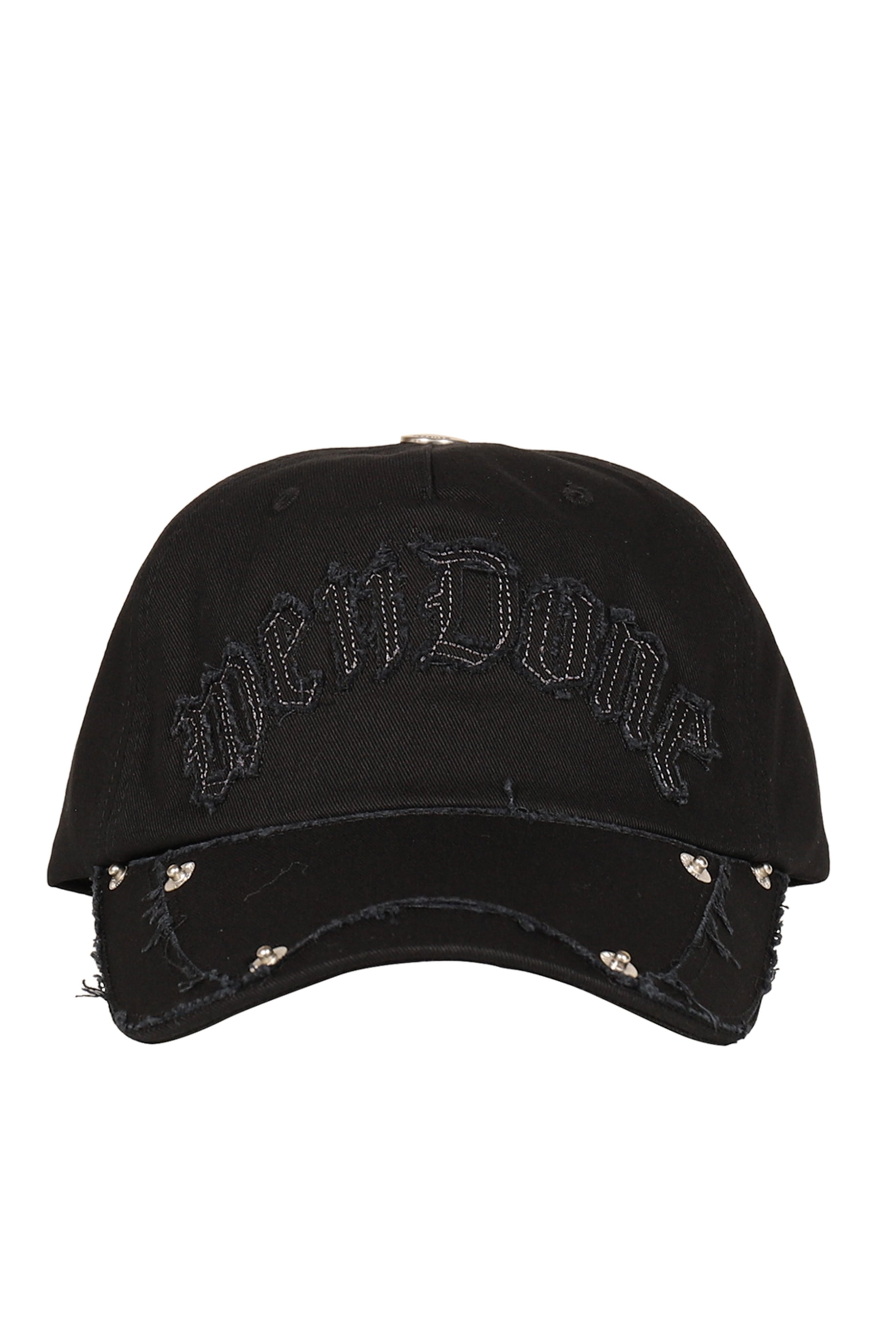 BLACK GOTHIC LOGO VINTAGE BASEBALL CAP / BLK