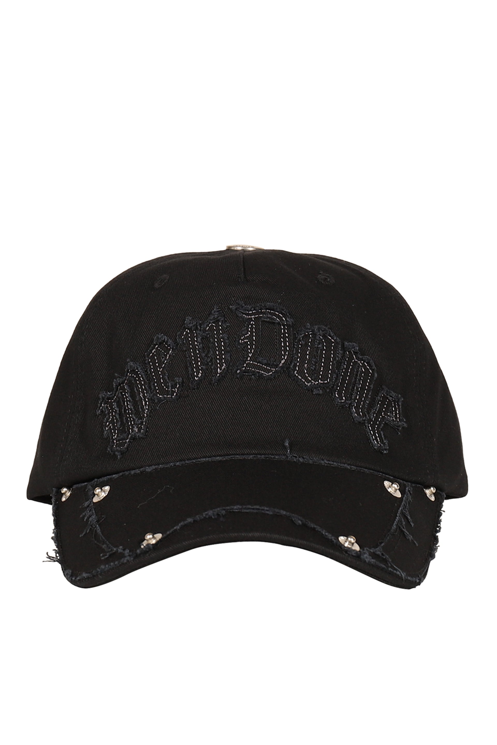 BLACK GOTHIC LOGO VINTAGE BASEBALL CAP / BLK