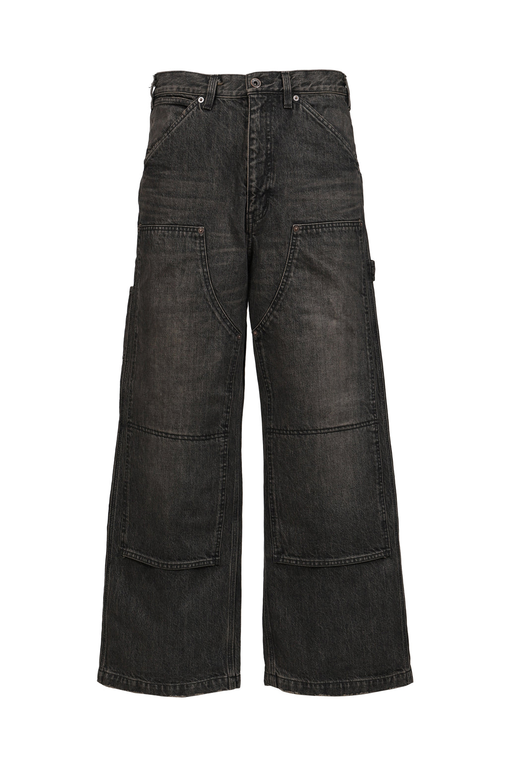 DAIRIKU ダイリク SS26 VINTAGE WASHED PAINTER DENIM WIDE PANTS 