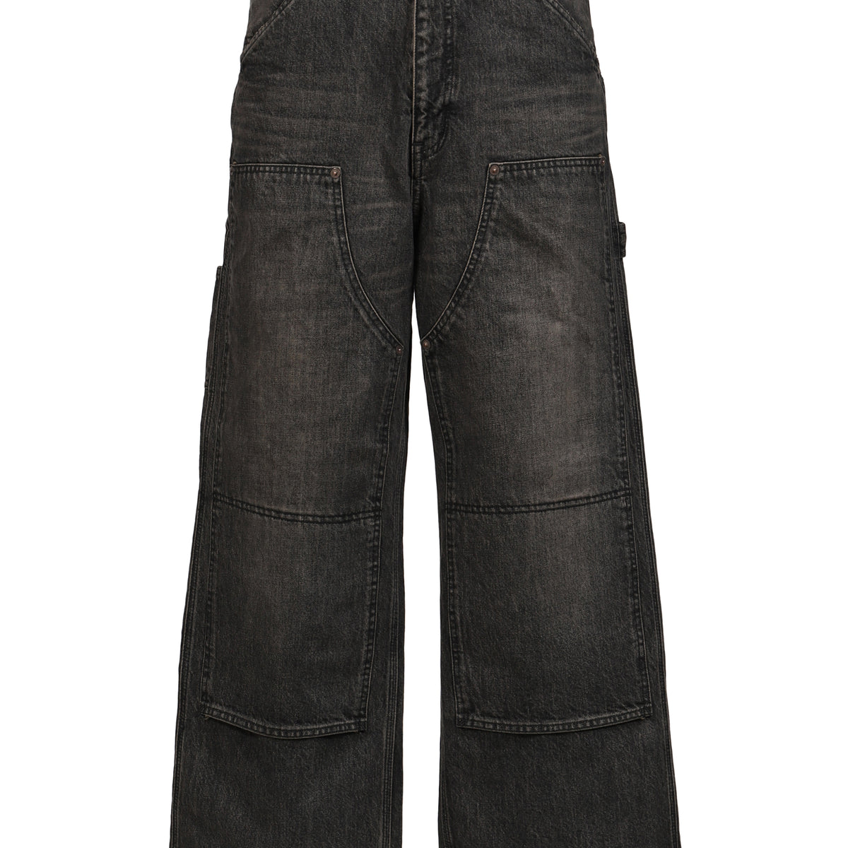 DAIRIKU ダイリク SS26 VINTAGE WASHED PAINTER DENIM WIDE PANTS