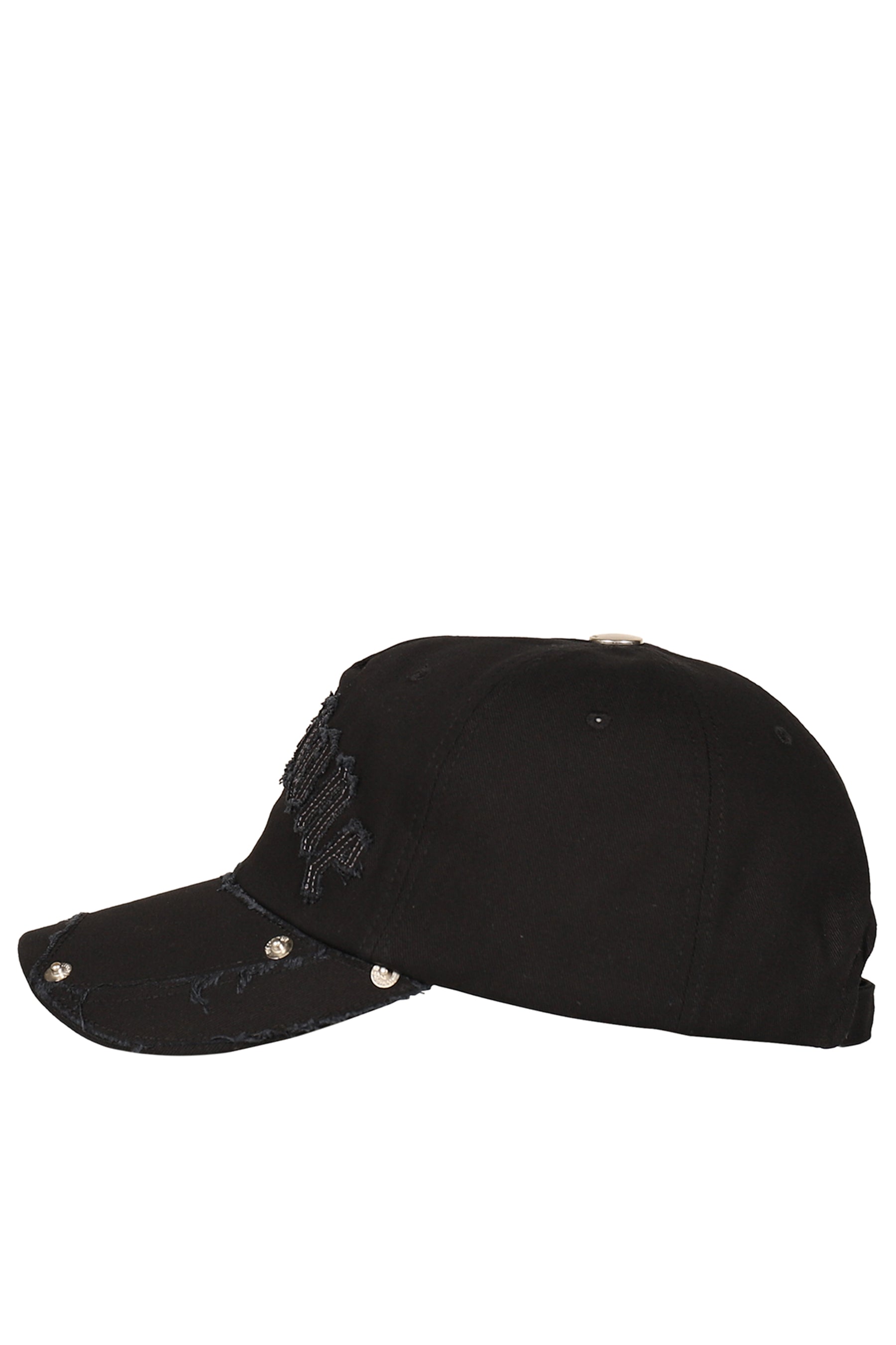 BLACK GOTHIC LOGO VINTAGE BASEBALL CAP / BLK