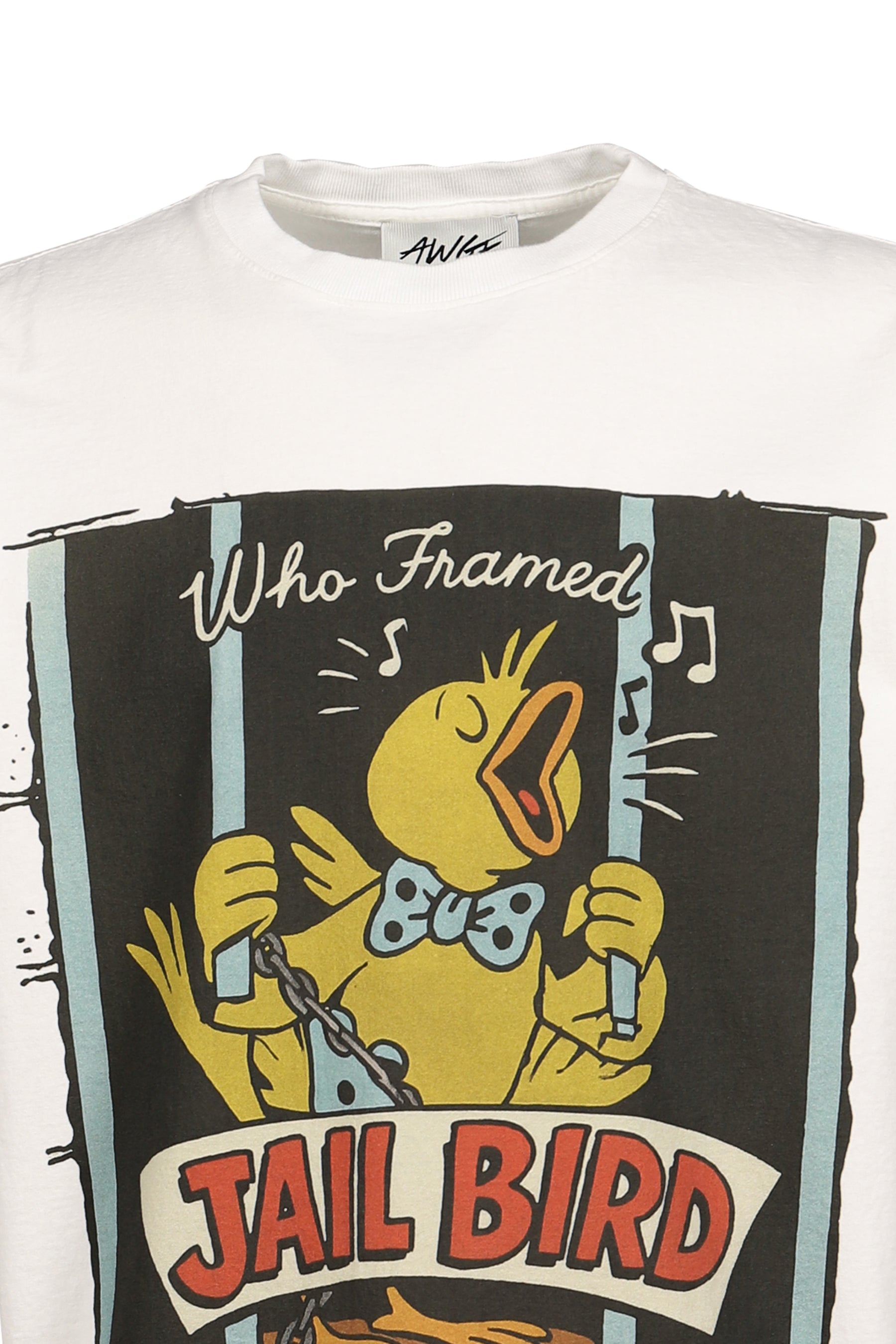 JAILBIRD TEE / WHT