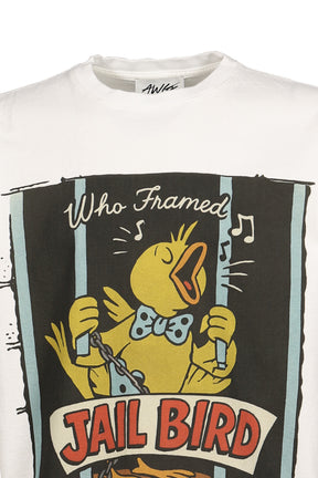 JAILBIRD TEE / WHT