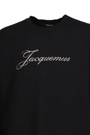 LE TSHIRT JACQUEMUS ML / BLK