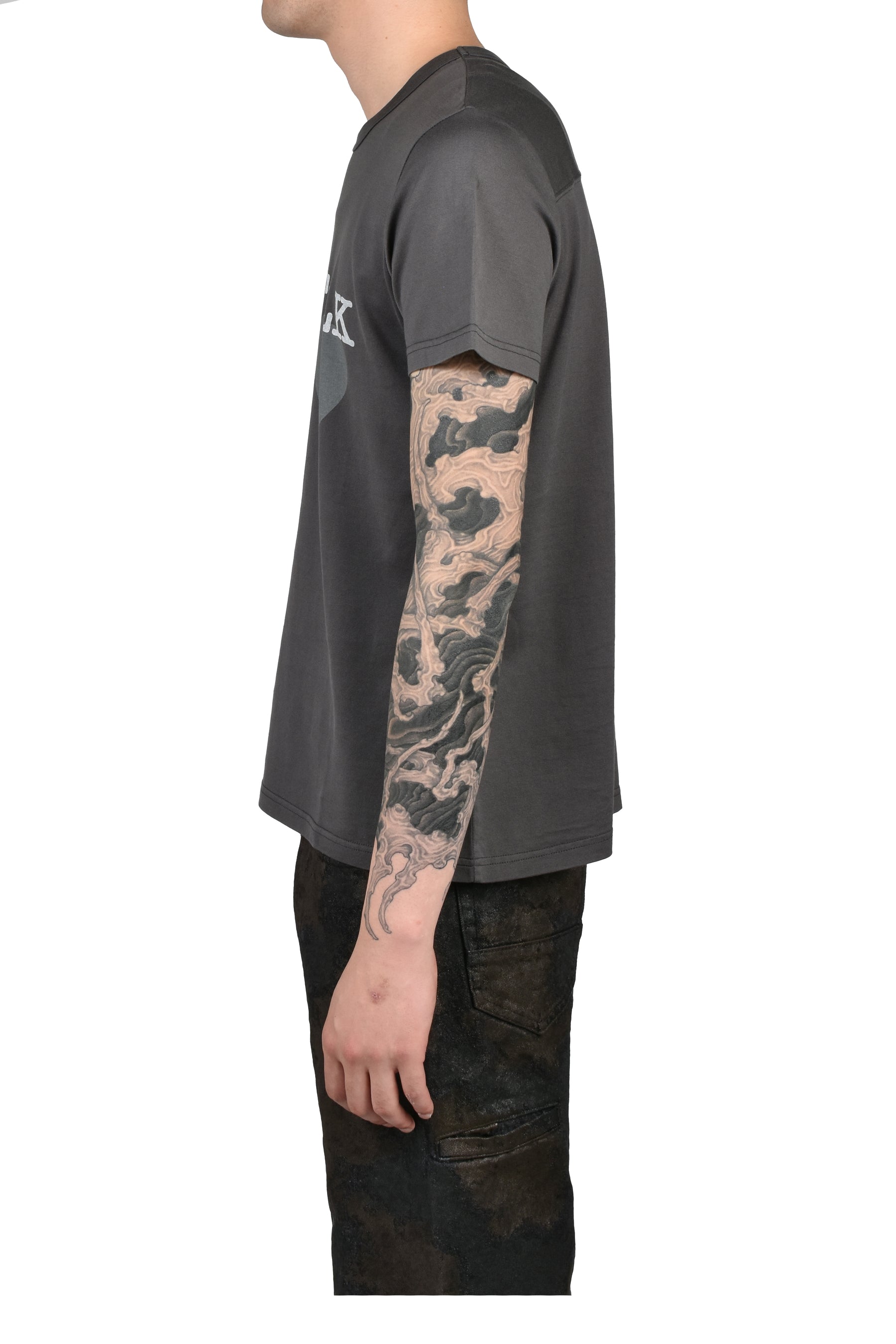 ATS FITTED SHORT SLEEVE / WASHED BLK