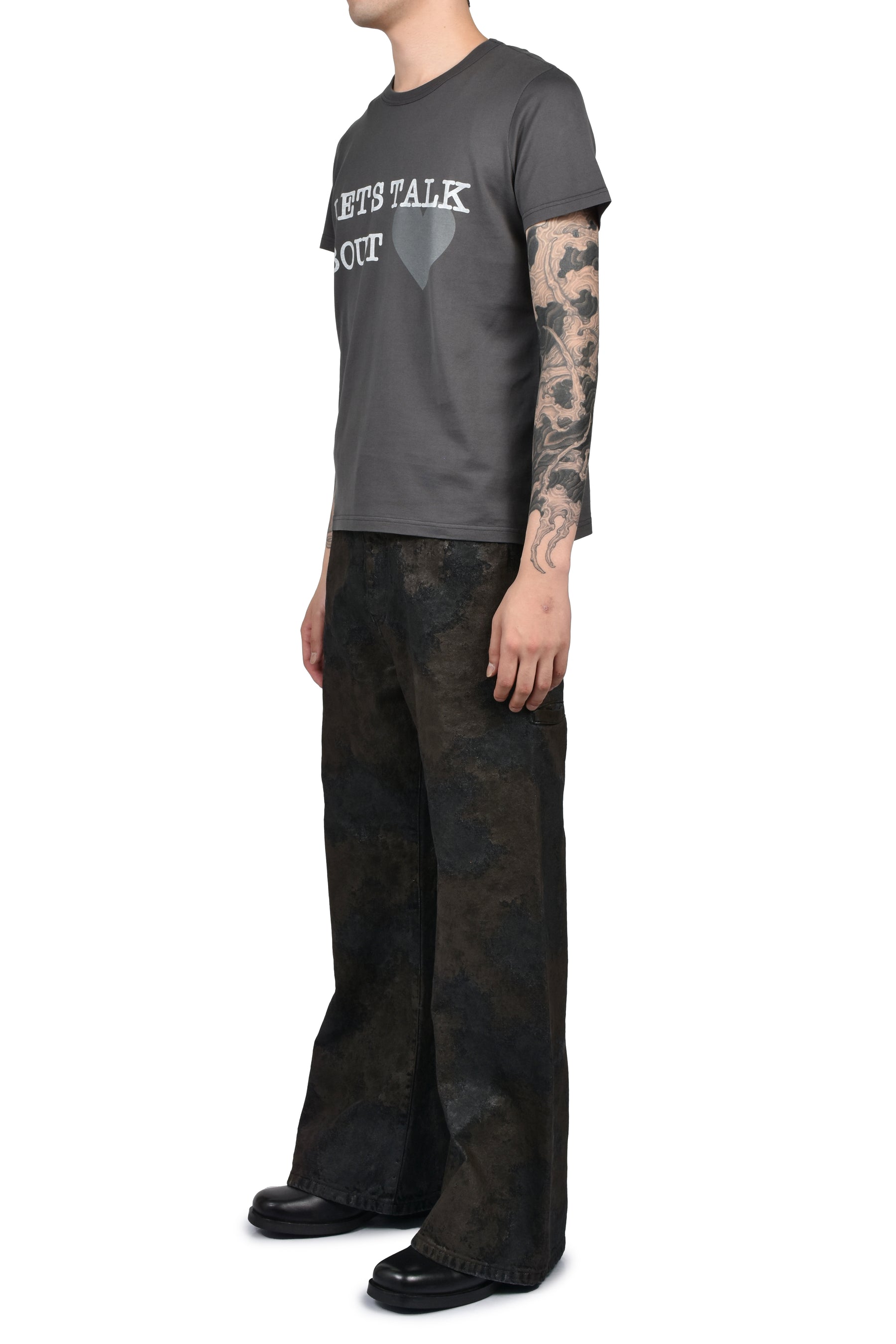 ATS FITTED SHORT SLEEVE / WASHED BLK