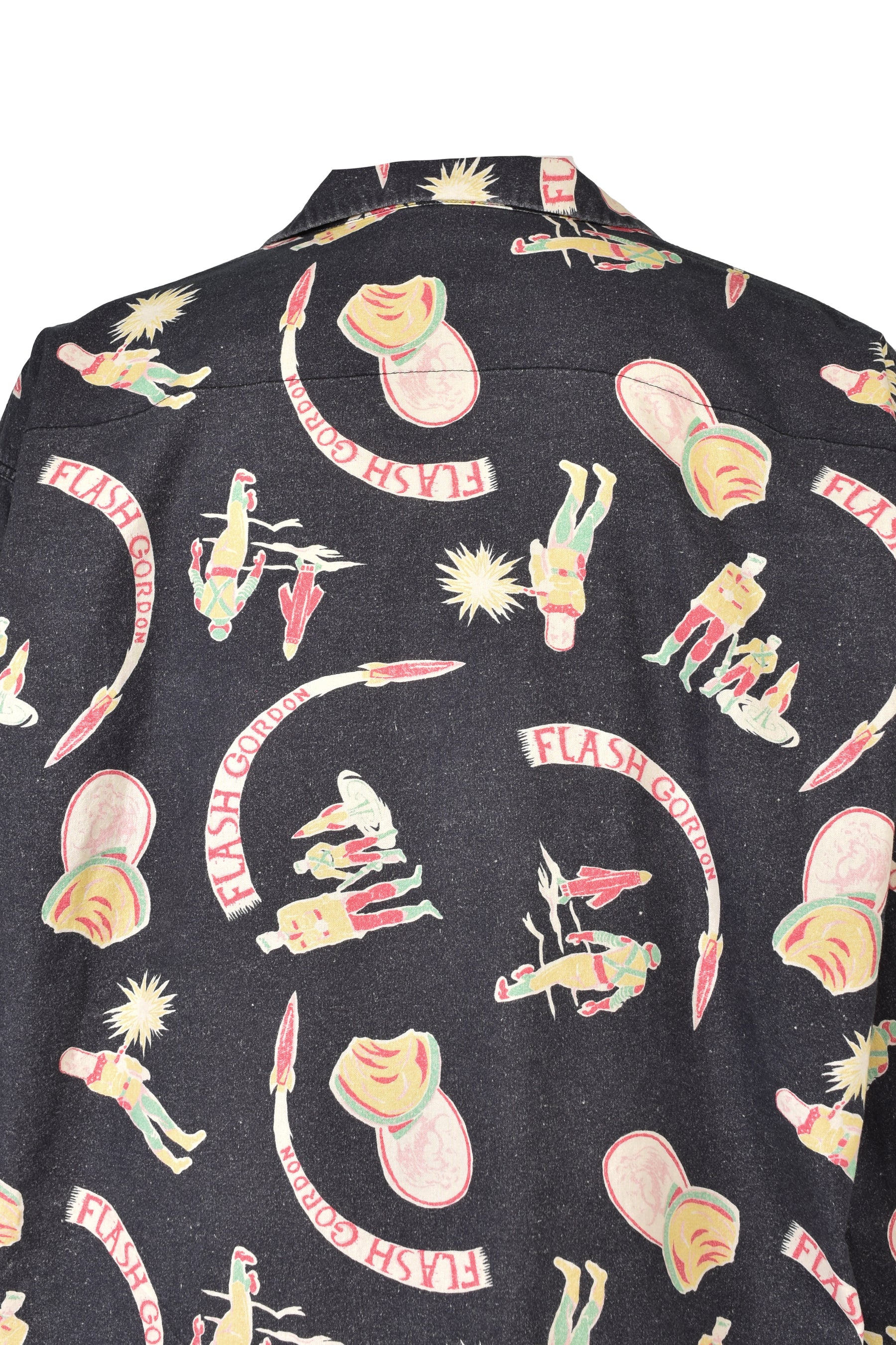 SPACE AGE FLANNEL SHIRT / BLK