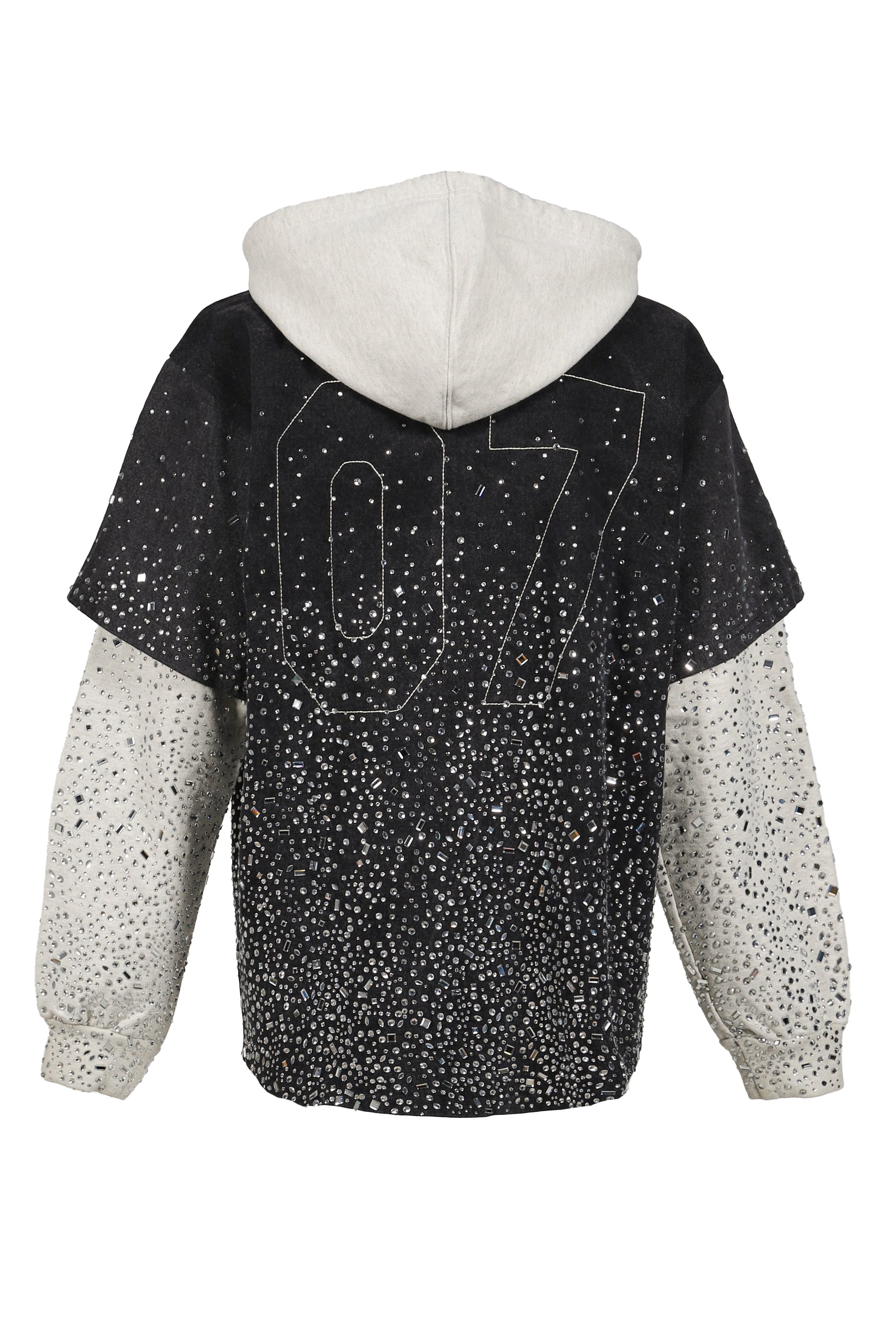 SHATTERED GLASS KNAPP RANCH HOODIE / BLK/GRY