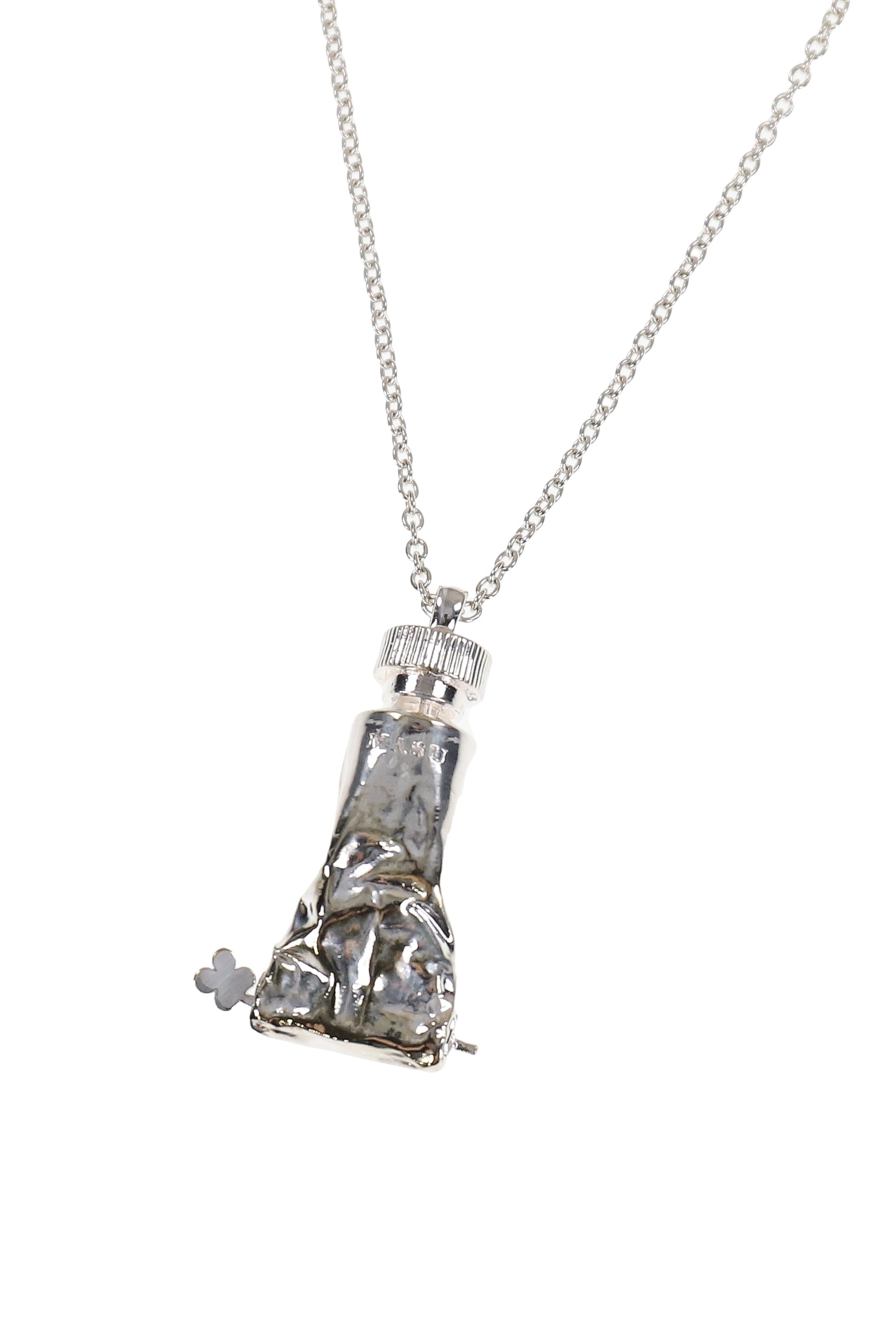 TUBE NECKLACE / SIL