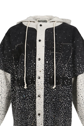 SHATTERED GLASS KNAPP RANCH HOODIE / BLK/GRY