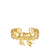 BOWKNOT METAL ARM BAND / GLD