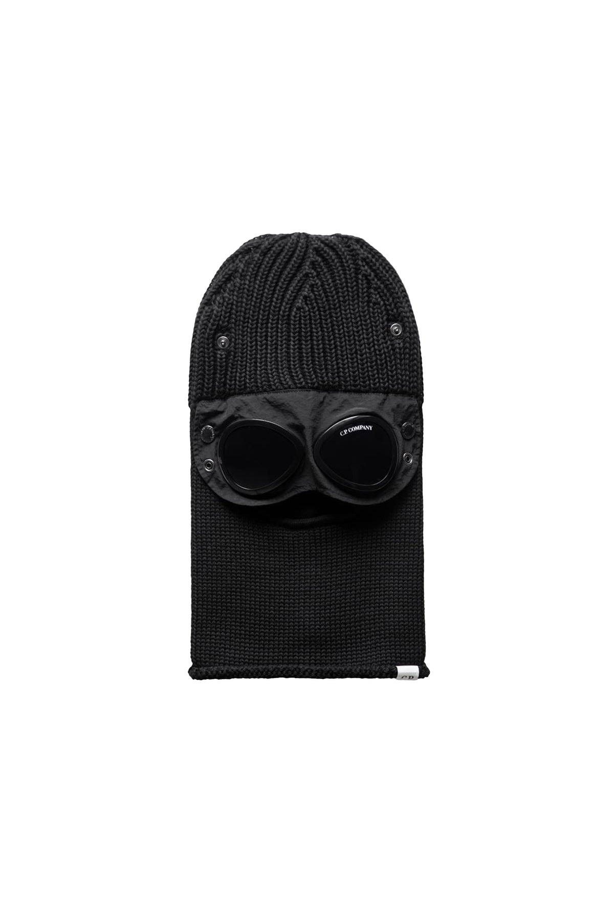 EXTRA FINE MERINO WOOL GOGGLE BALACLAVA / BLK 999