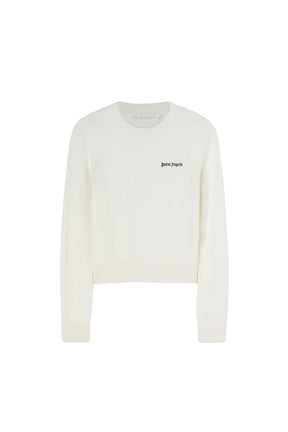 CLASSIC LOGO SWEATER / CAMEL OFFWHT