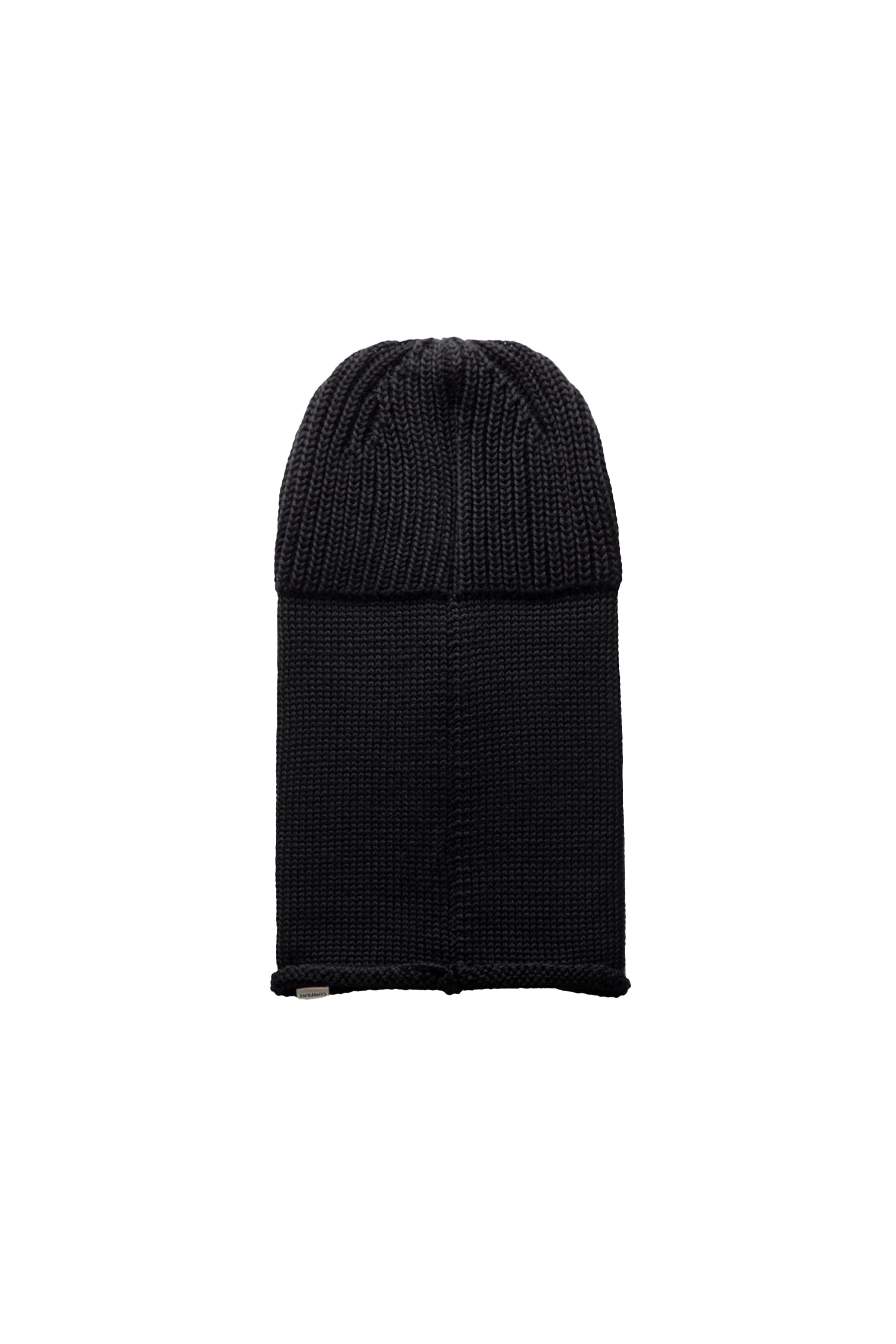 EXTRA FINE MERINO WOOL GOGGLE BALACLAVA / BLK 999