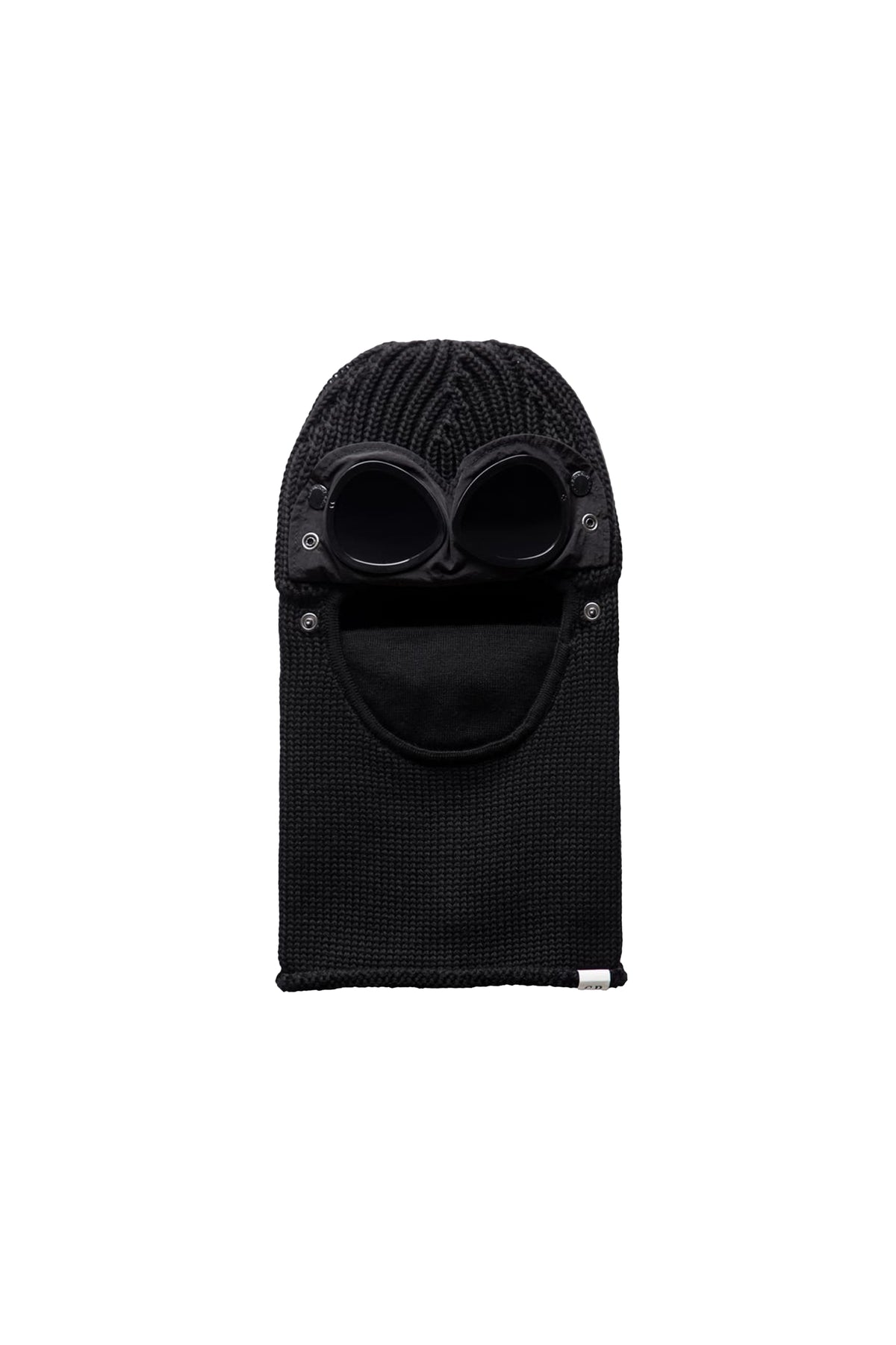 EXTRA FINE MERINO WOOL GOGGLE BALACLAVA / BLK 999