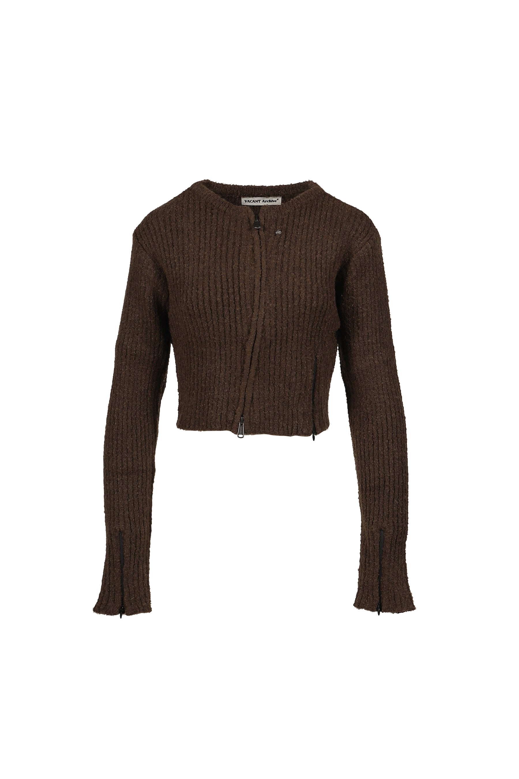 NEAH KNITTED ZIP-UP / BRW