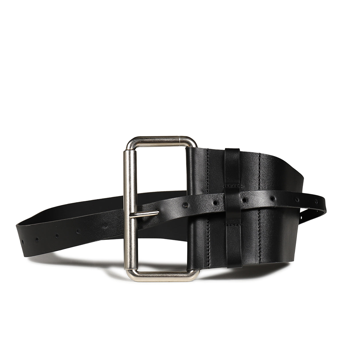 〈美品〉VOLK V-9 LEATHER BELT ブラック VAQUERA ヴァケラ SS26 EQUESTRIAN BELT LEATHER / BLK - NUBIAN ヌビアン