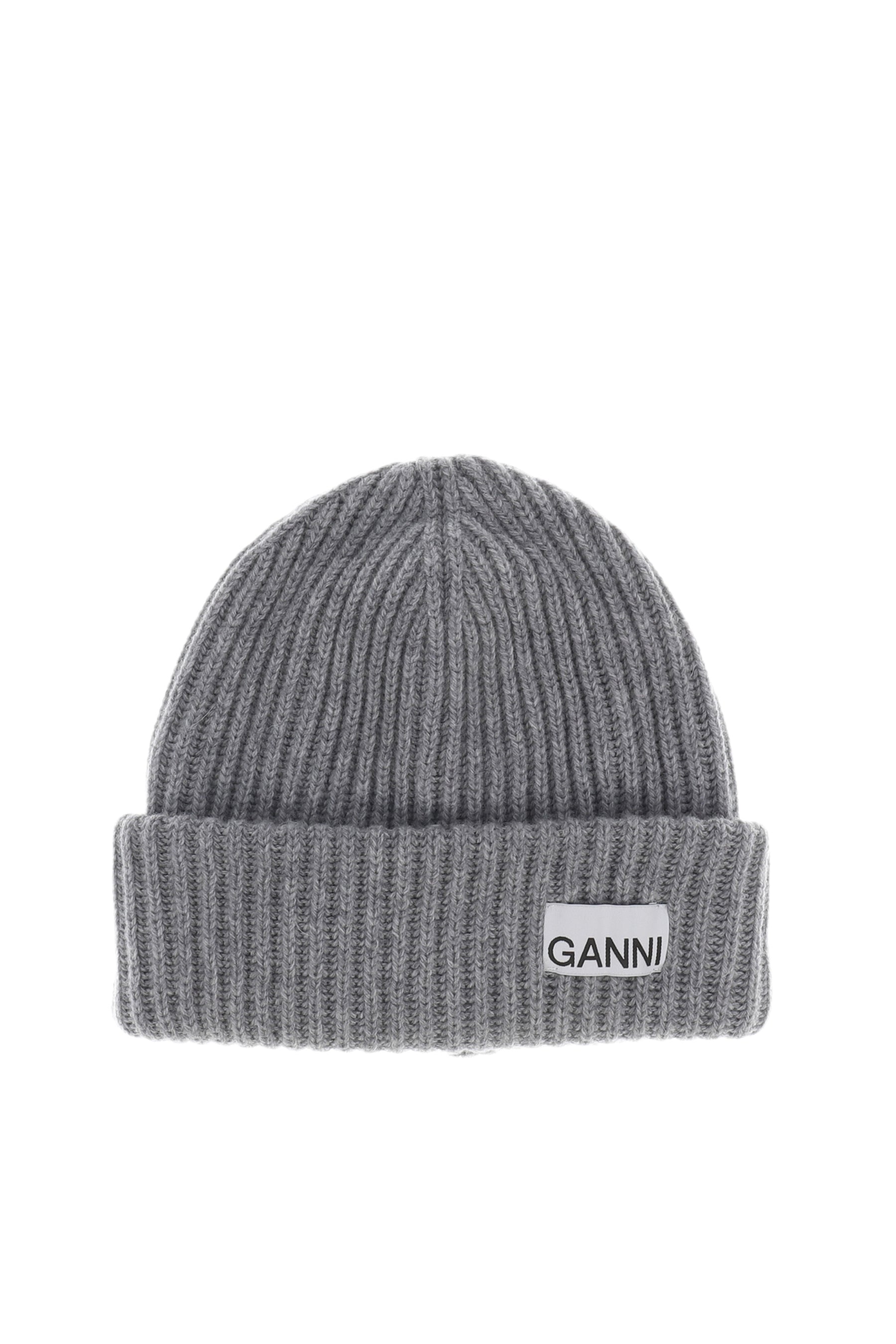 STRUCTURED RIB BEANIE / GRY