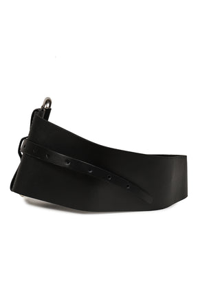 EQUESTRIAN BELT LEATHER / BLACK