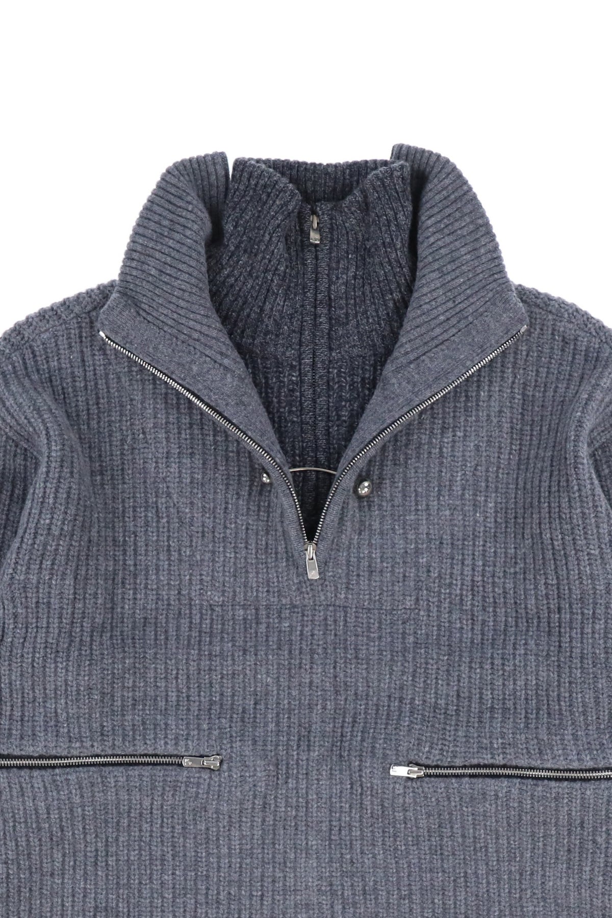 Andersson Bell QUATTRO ZIP-UP SWEATER / GRY