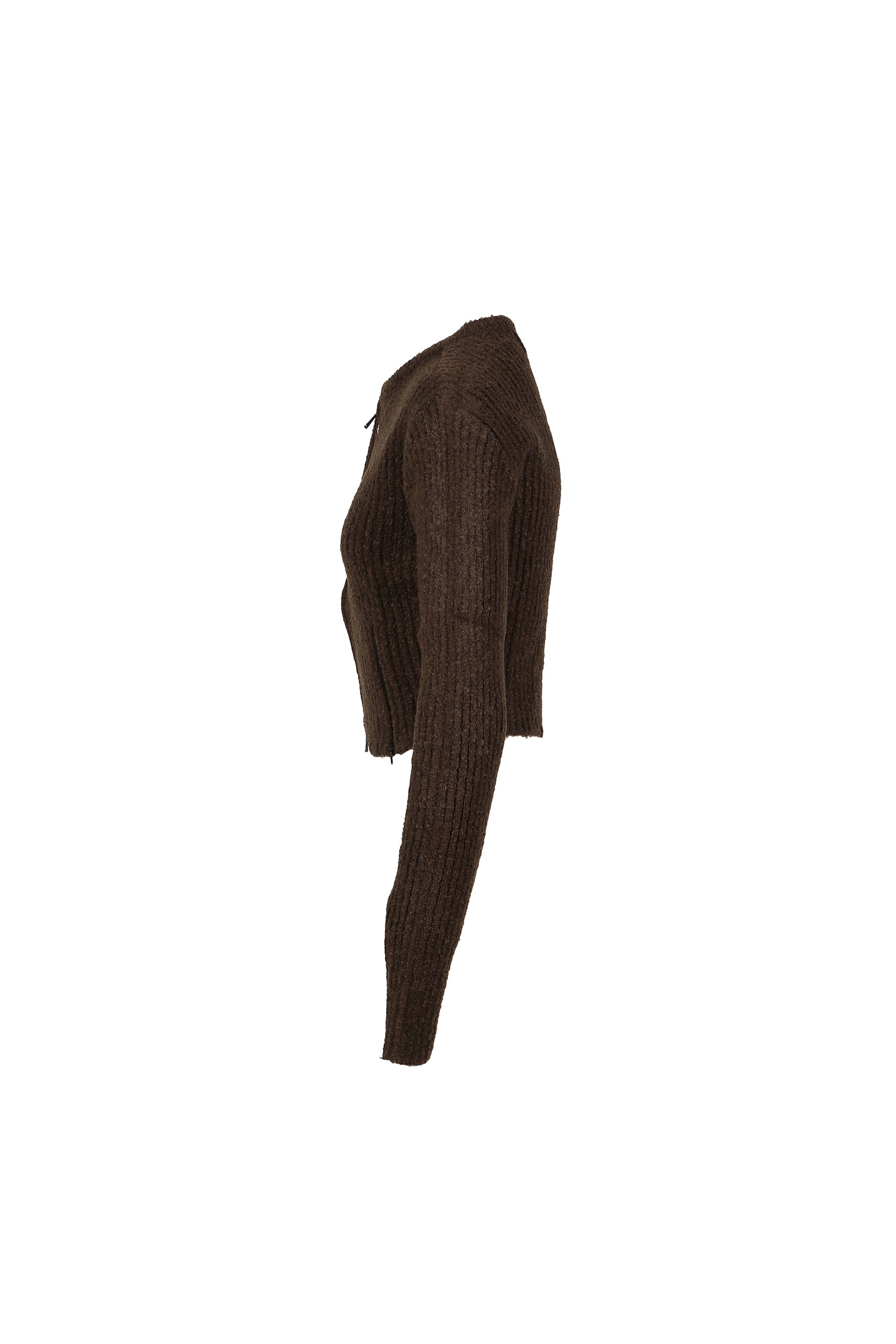 NEAH KNITTED ZIP-UP / BRW