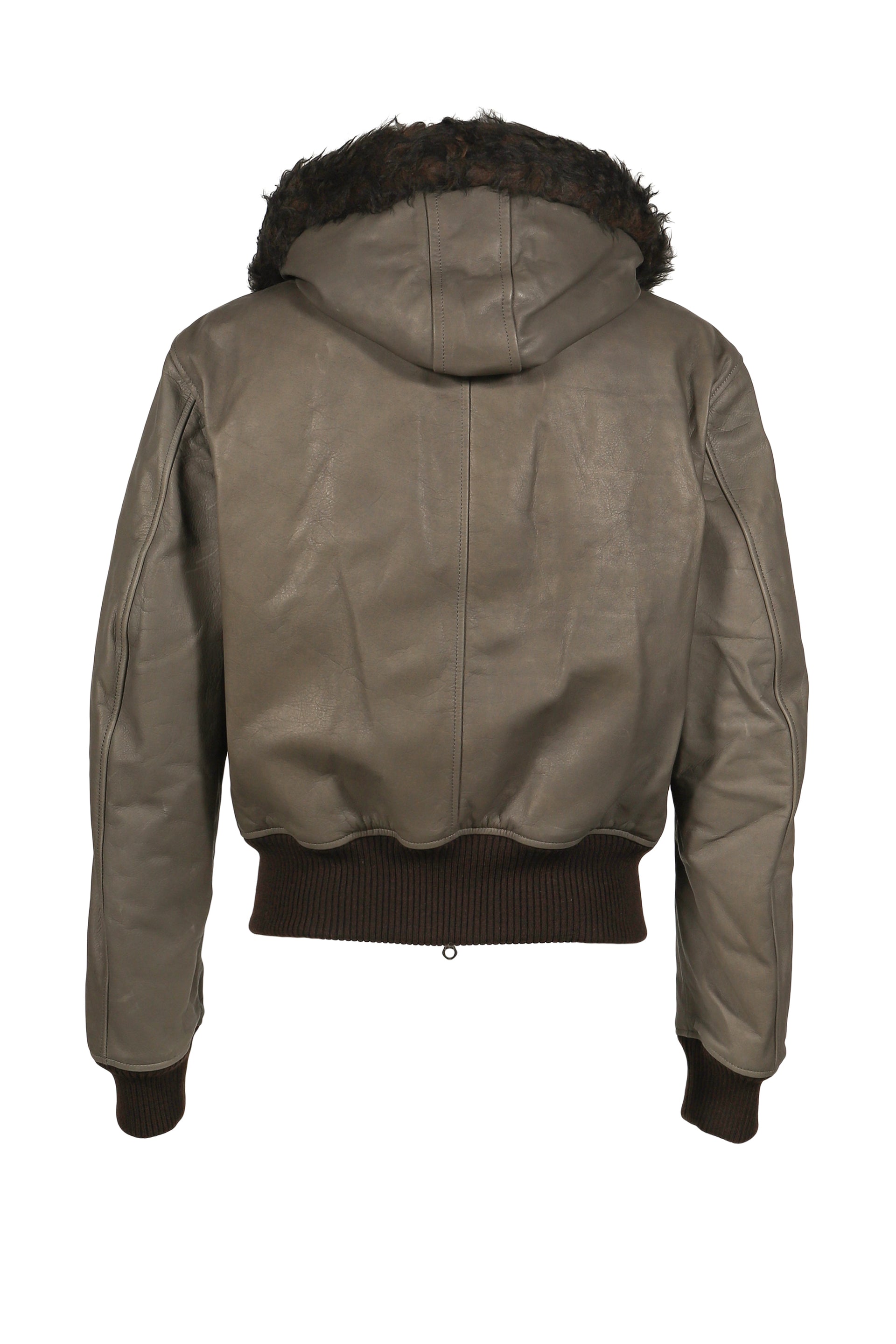 SECOND/LAYER セカンドレイヤー FW25 JIMMY LEATHER JACKET / BRW