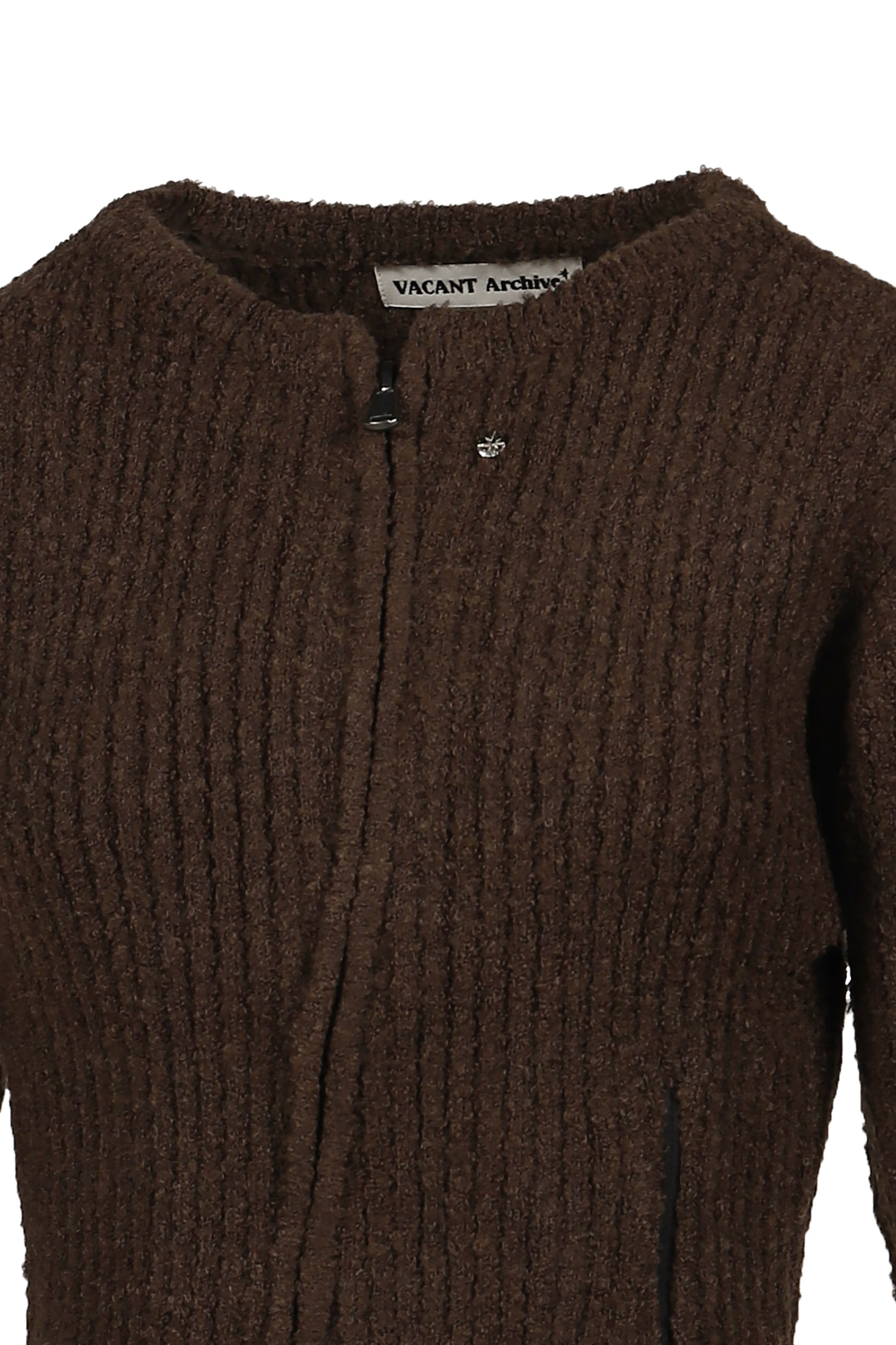 NEAH KNITTED ZIP-UP / BRW