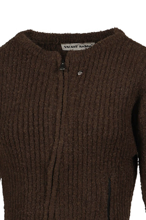 NEAH KNITTED ZIP-UP / BRW