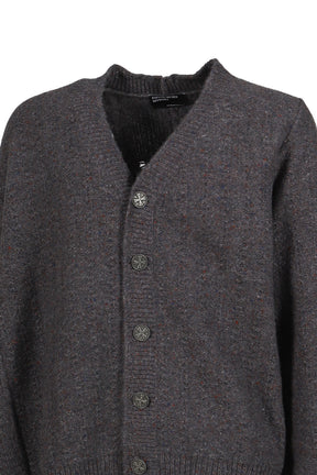 ASYMMETRICAL CARDIGAN / TWEED GRY