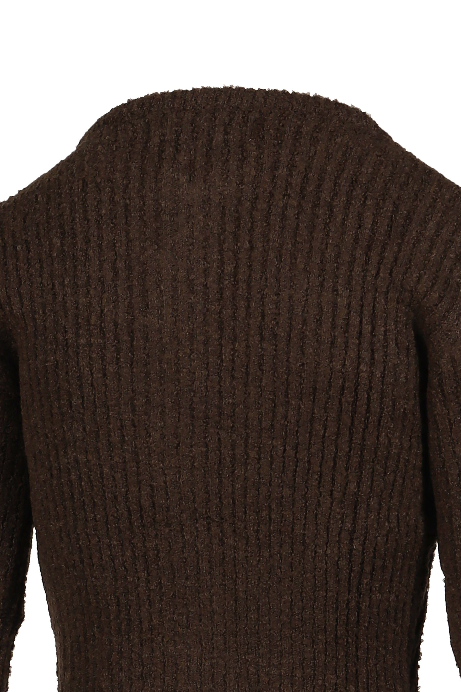 kuu❗️アパルトモン・ブラウンのBack Long T/N Knit VACANT Archive ベイカント アーカイブ FW25 NEAH KNITTED ZIP-UP