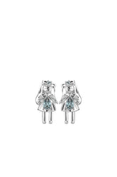 MINI GIRL EARRING / BLU
