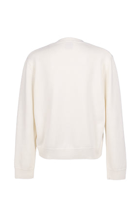 PYRAMID ABDUCTION CREW NECK / WHT