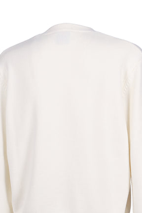 PYRAMID ABDUCTION CREW NECK / WHT