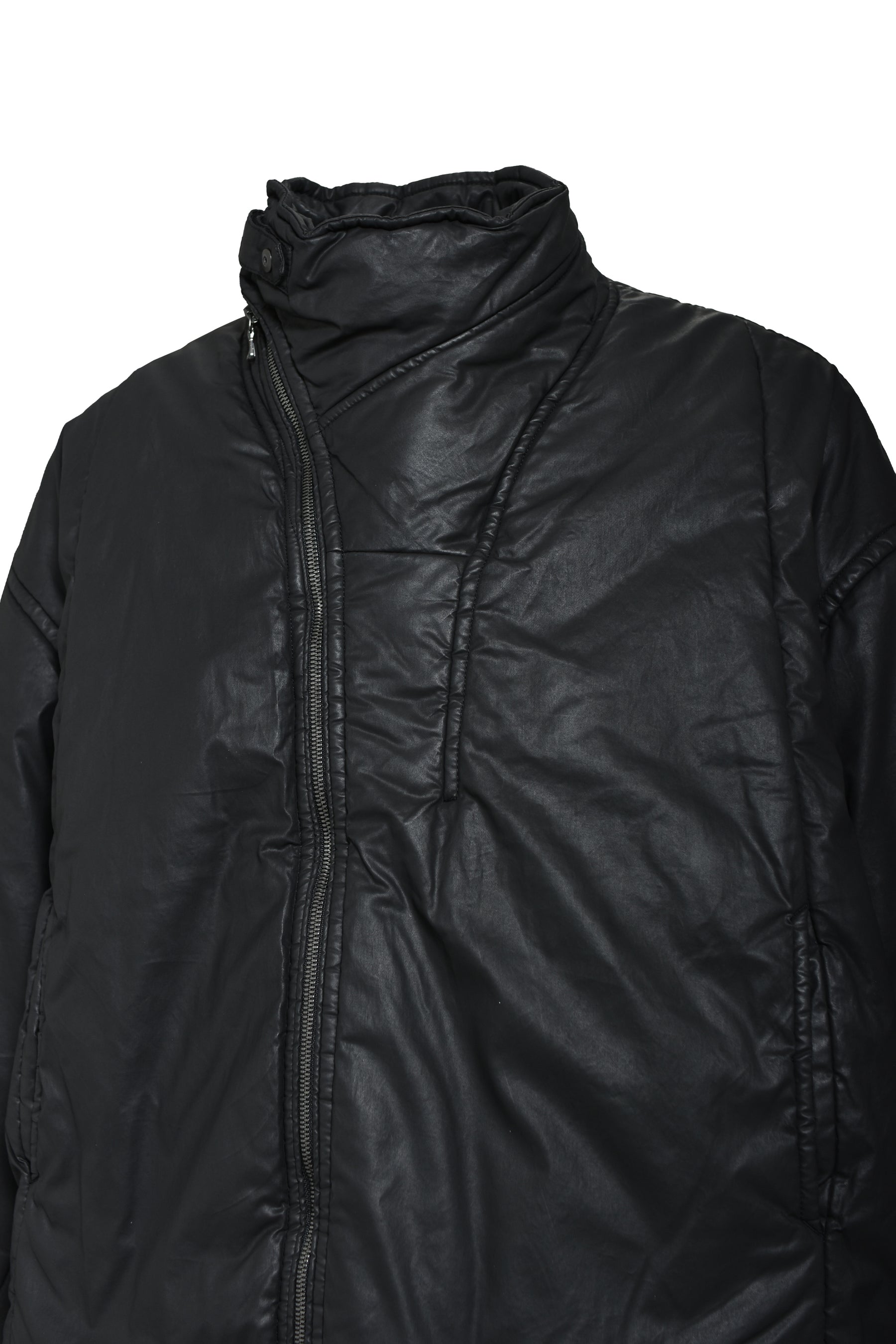 JULIUS ユリウス FW25 COATED CLOTH BLOUSON / BLK - NUBIAN ヌビアン
