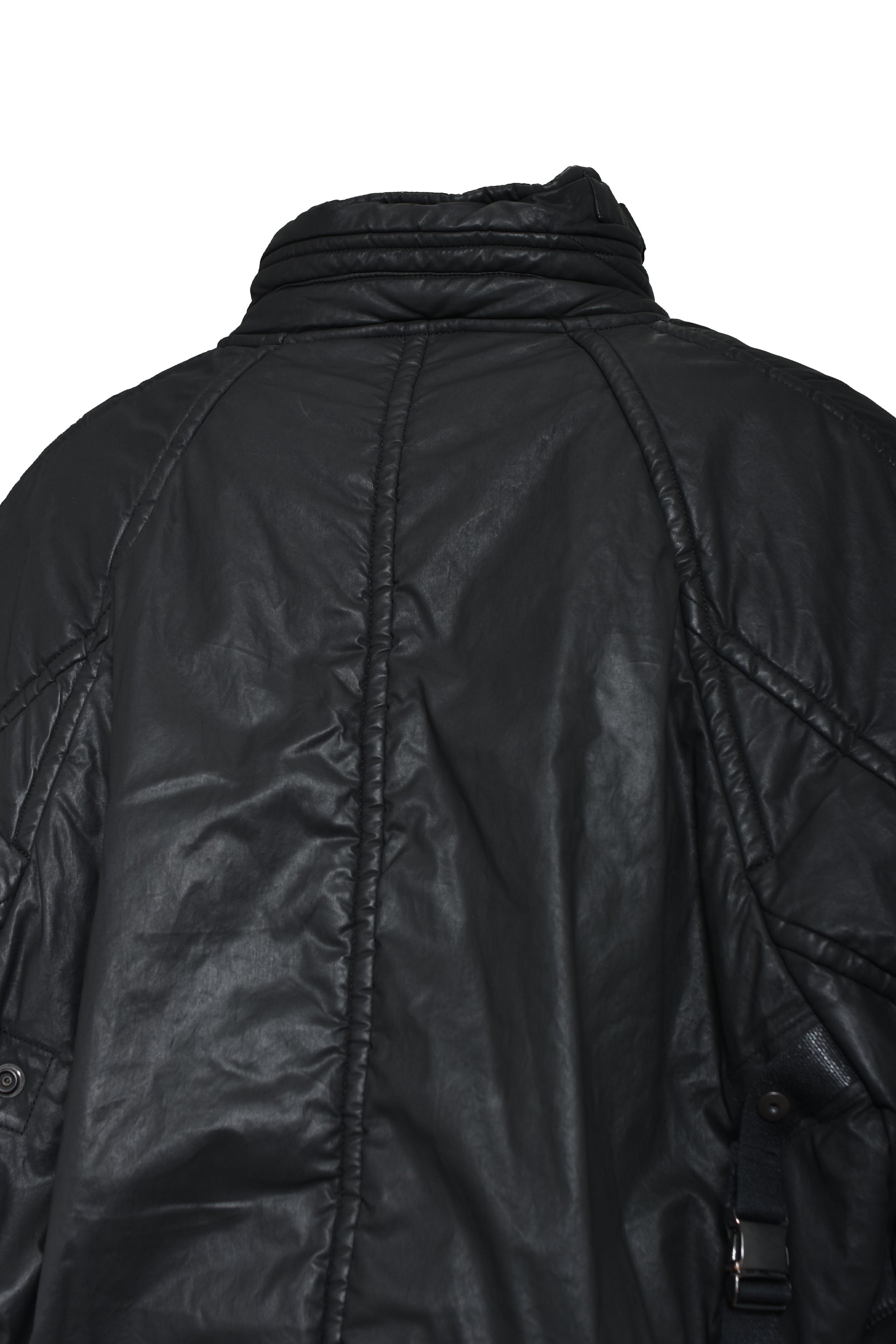 JULIUS ユリウス FW25 COATED CLOTH BLOUSON / BLK - NUBIAN ヌビアン