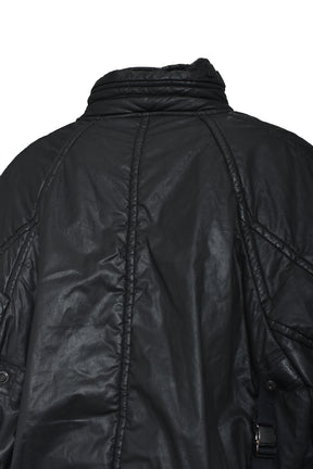 JULIUS ユリウス FW25 COATED CLOTH BLOUSON / BLK - NUBIAN ヌビアン
