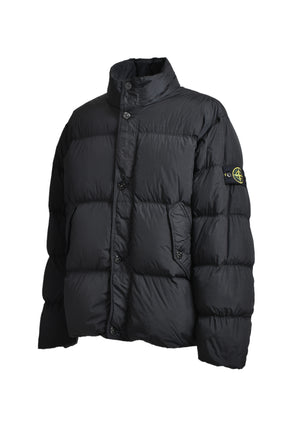 RECYCLED LIGHT NYLON DOWN JACKET / BLK