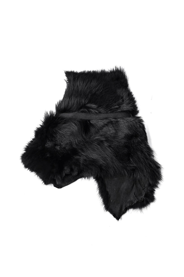 COYOTE FUR STOLE / BLK